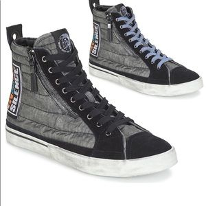 Diesel Gray and Black men’s shoes